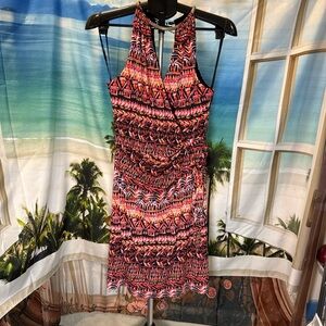 Jessica Simpson Tribal Print Midi Dress